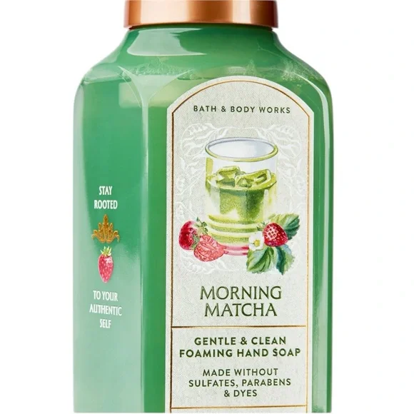 Bath & Body Works Morning Matcha Gentle & Clean Foaming Hand Soap - Picture 2 of 4
